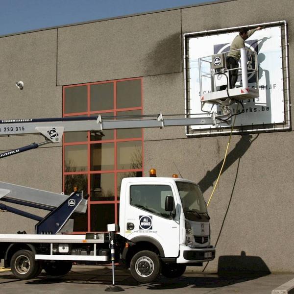 Afwassen veranda's - carports - reclameborden