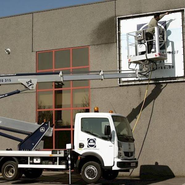 Afwassen veranda's - carports - reclameborden