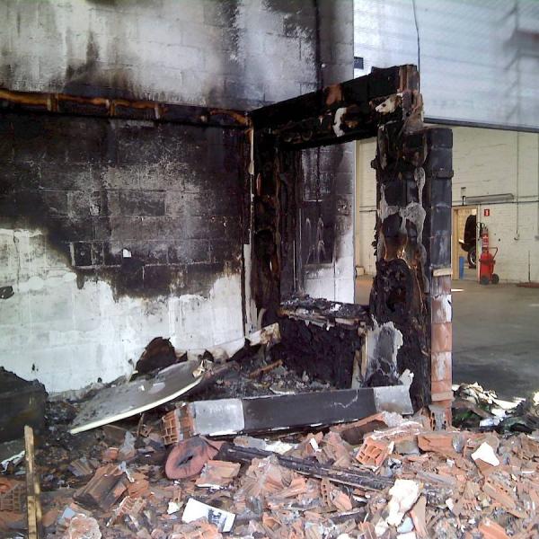 Schoonmaak na brand- of waterschade