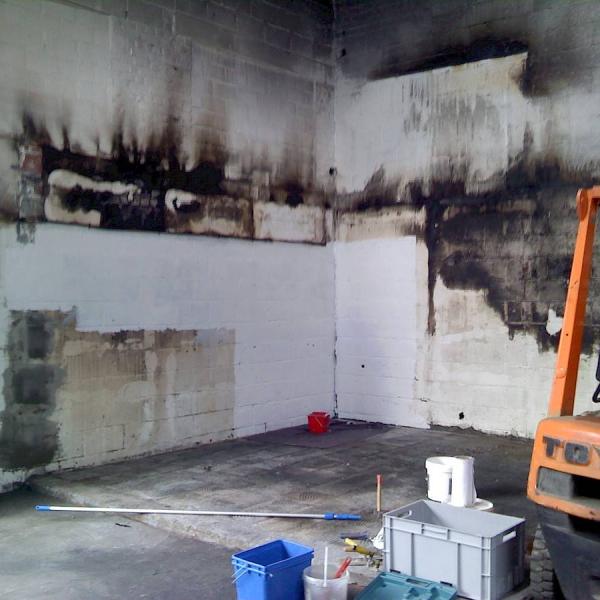 Schoonmaak na brand- of waterschade